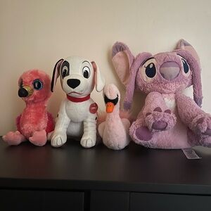 Disney and Ty babies collection of kid plushie dolls